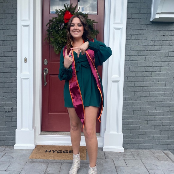 Green formal romper - Picture 3 of 3